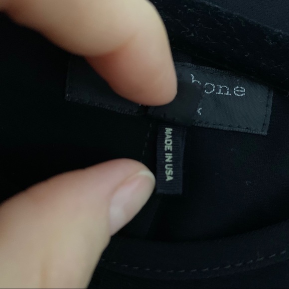 RAG & BONE black top leather front pocket XS - Picture 9 of 11